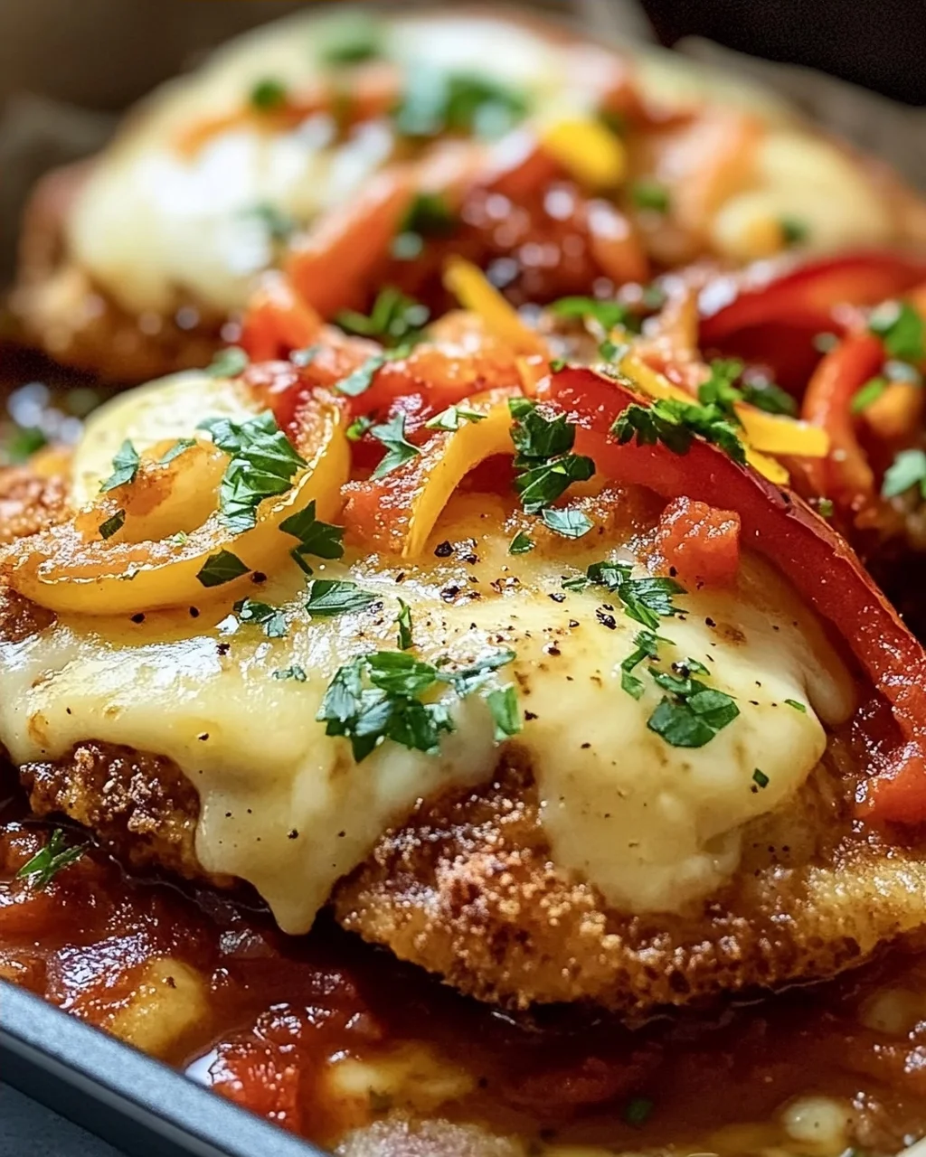 Überbackene Partyschnitzel aus dem Ofen – Ein Genuss!