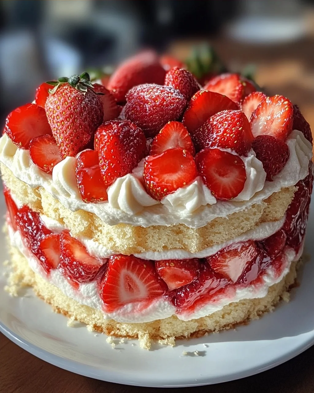Weltbesten Erdbeerkuchen Rezept