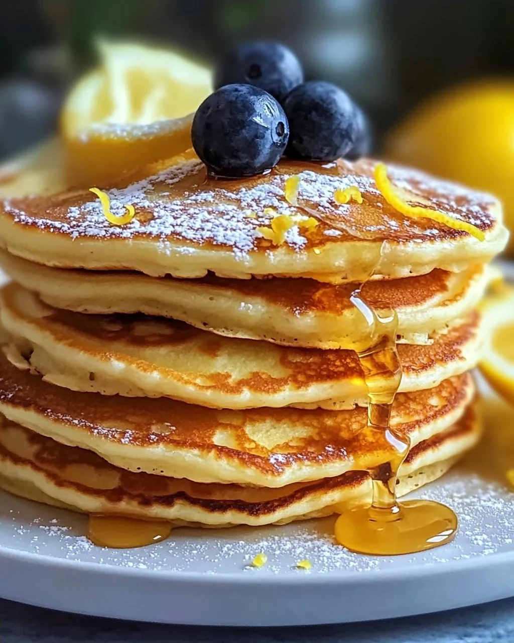 Zitronen-Ricotta-Pfannkuchen für dein perfektes Brunch