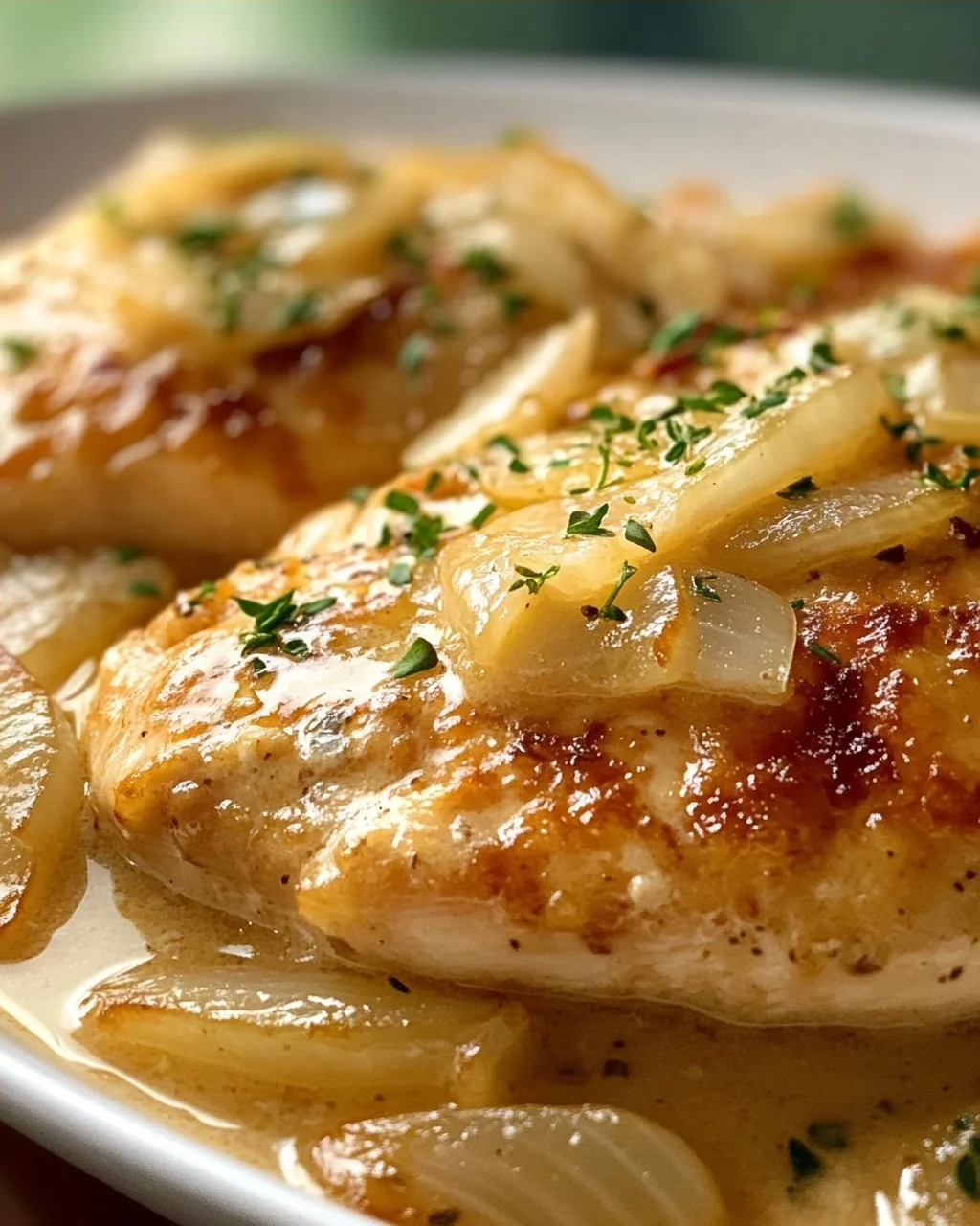 Zwiebel Sahne Hähnchen Rezept – Cremig & einfach lecker!